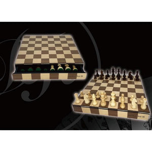 Dal Rossi Classic Games Chess Set - Box with Drawer & Chess Men Wooden 14?(Dal Rossi)