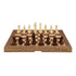 Dal Rossi Classic Games Chess Set - Folding Light Walnut/Boxwood Finish 16" (Dal Rossi)