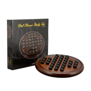 Dal Rossi Classic Games Solitaire - Wood With Marbles Balls 22cm (Dal Rossi)