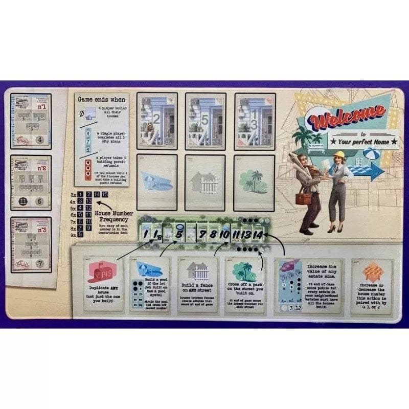 Deep Water Games Board & Card Games Welcome To? Playmat