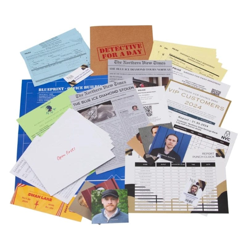 Detective For A Day Board & Card Games Detective For A Day - The Bank Heist