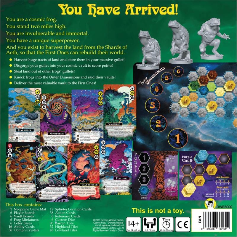 Devious Weasel Board & Card Games Cosmic Frog