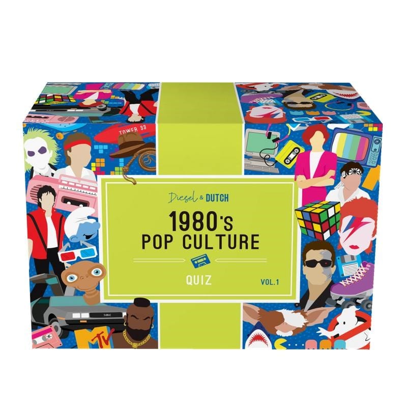 Diesel & Dutch Board & Card Games Trivia Box - 1980's Pop Culture