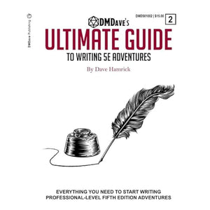 DM Dave Roleplaying Games Ultimate Guide to Writing Fifth Edition Adventures RPG