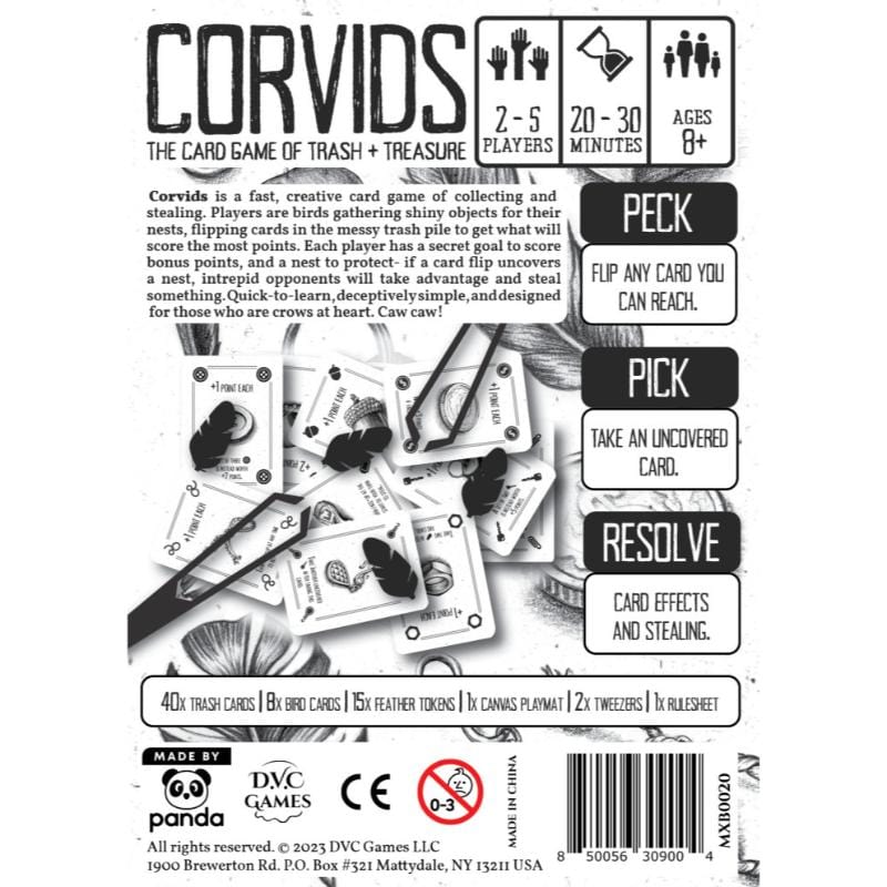 DVC Games Board & Card Games Corvids (30/05/2025 Release)