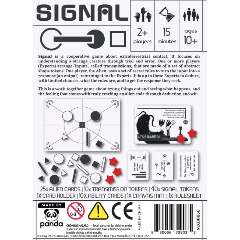 DVC Games Board & Card Games Signal (30/05/2025 Release)