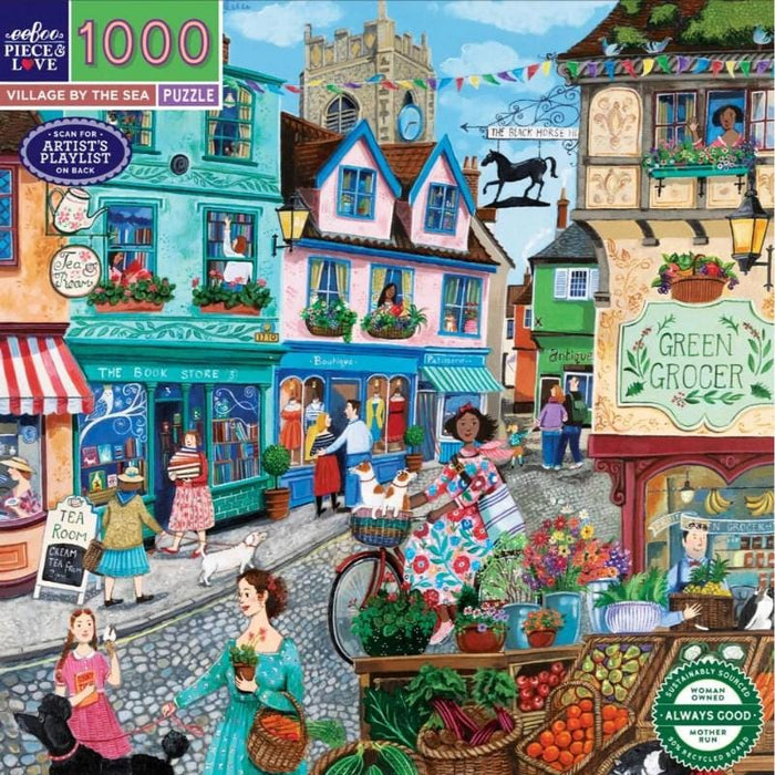 Village by Sea (1000pc) Eeboo