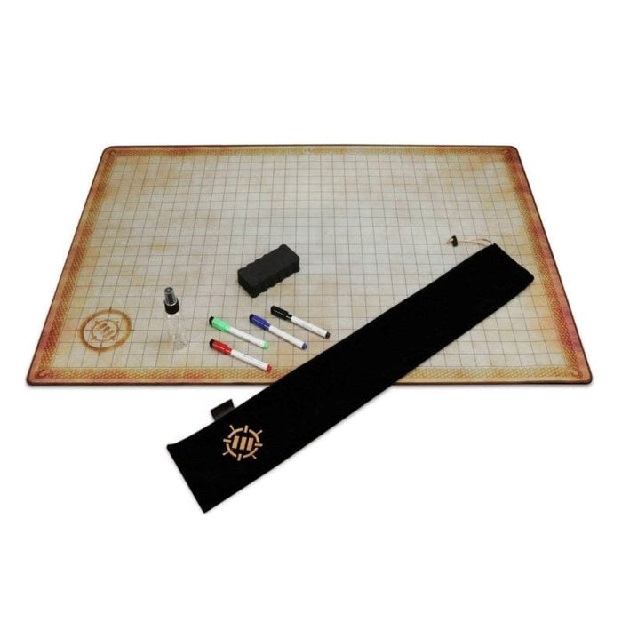 Enhance Tabletop - Deluxe Rubber RPG Grid Mat Campaign Kit