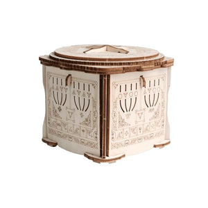 EscapeWelt Puzzles Logic Puzzles Escapewelt - Art Secret Lock Box Wooden Puzzle Box