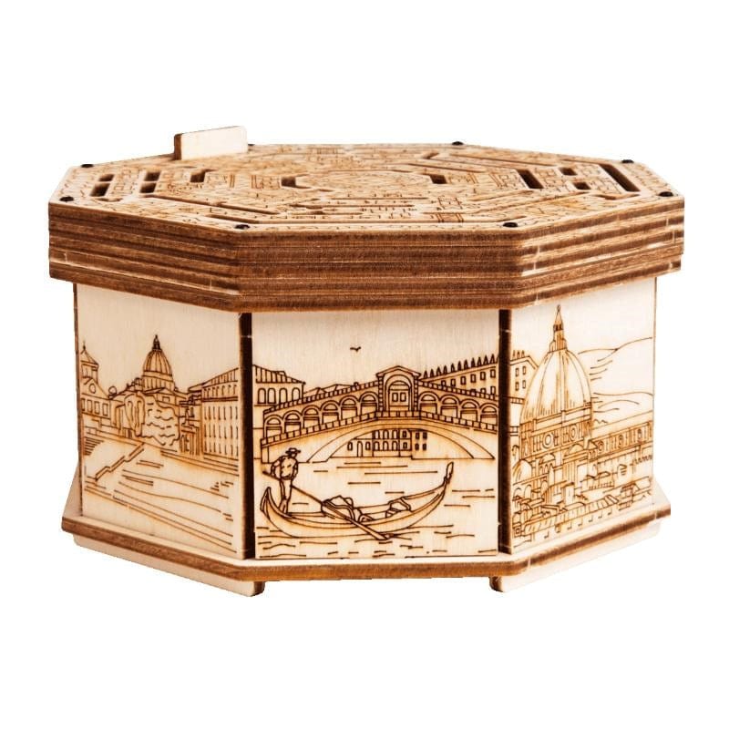 EscapeWelt Puzzles Logic Puzzles Escapewelt - Art Secret Maze Box Wooden Puzzle Box