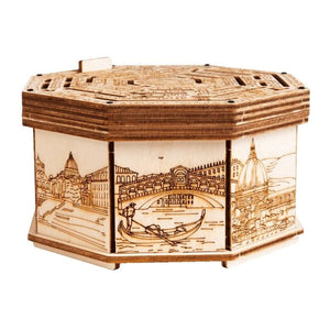 EscapeWelt Puzzles Logic Puzzles Escapewelt - Art Secret Maze Box Wooden Puzzle Box