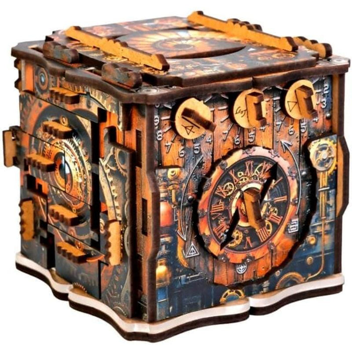 Escapewelt - IQube Dark Wooden Puzzle Box