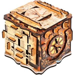 EscapeWelt Puzzles Logic Puzzles Escapewelt - IQube Light Wooden Puzzle Box