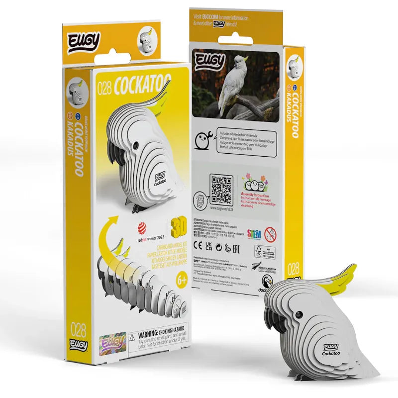 Eugy Construction Puzzles Eugy - 3D Model - Cockatoo (028)