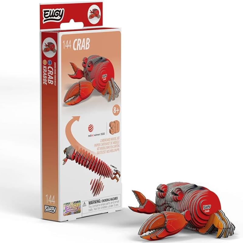 Eugy Construction Puzzles Eugy - 3D Model - Crab (144)
