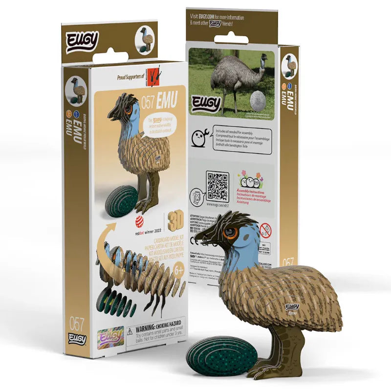 Eugy Construction Puzzles Eugy - 3D Model - Emu (057)