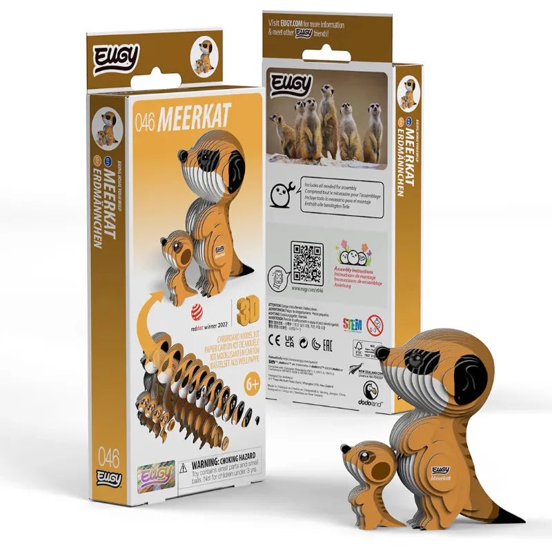 Eugy Construction Puzzles Eugy - 3D Model - Meerkat (046)