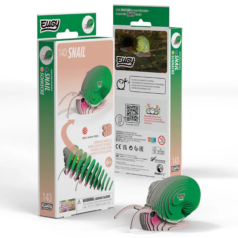 Eugy Construction Puzzles Eugy - 3D Model - Snail (143)