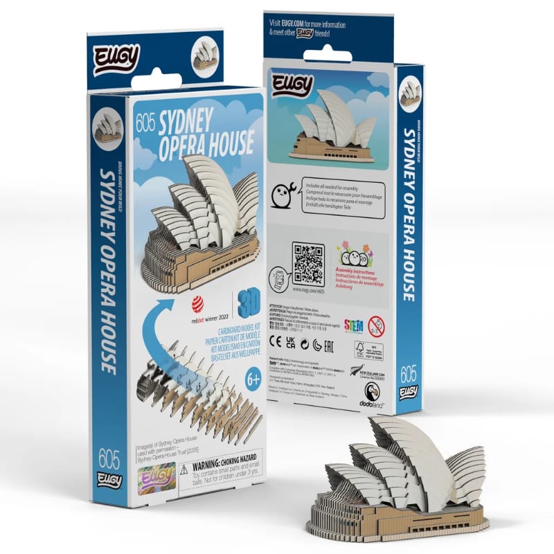 Eugy Construction Puzzles Eugy - 3D Model - Sydney Opera House (605)