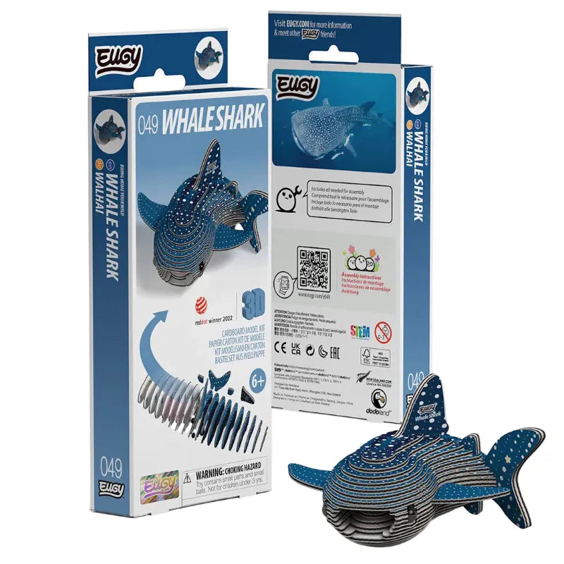 Eugy Construction Puzzles Eugy - 3D Model - Whale Shark (049)
