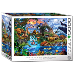 Eurographics Jigsaws Animals Of The World (5000pc) Eurographics