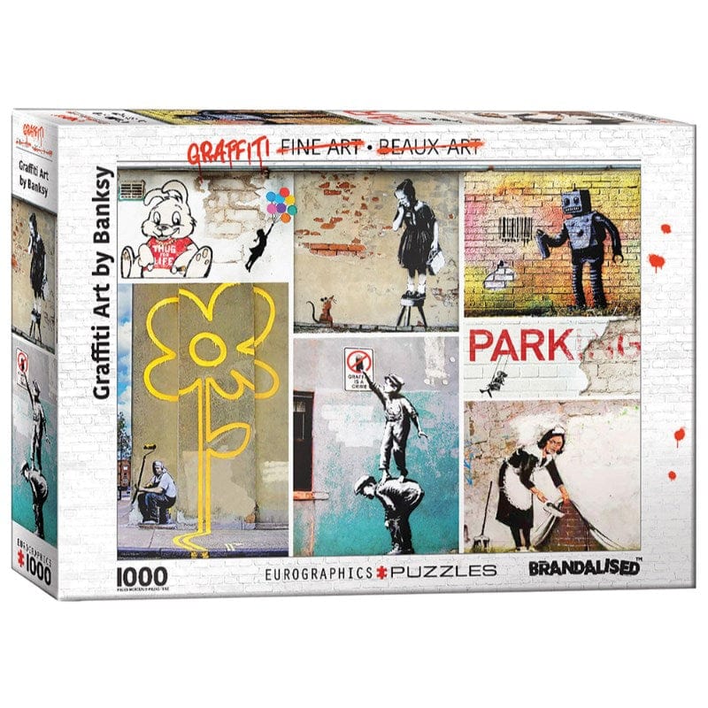 Eurographics Jigsaws Banksy - Graffiti Art Collection (1000pc) Eurographics