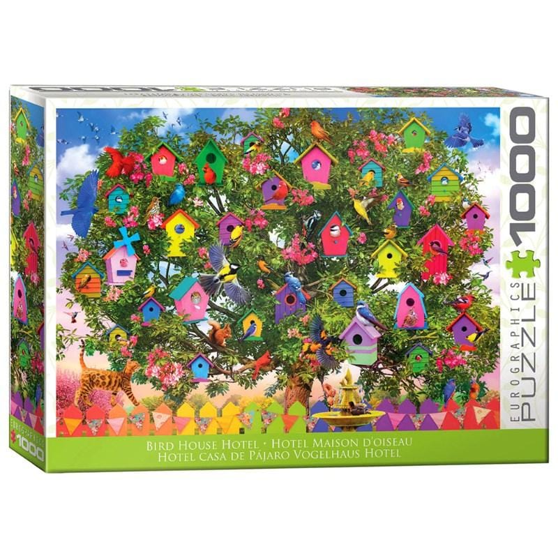 Eurographics Jigsaws Bird House Hotel (1000pc) Eurographics
