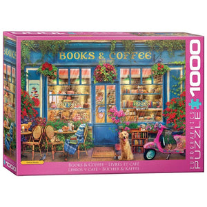 Eurographics Jigsaws Books & Coffee (1000pc) Eurographics