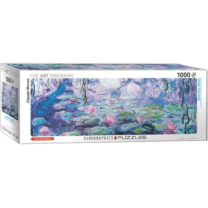 Claude Monet - Waterlilies - Fine Art Collection Panoramic (1000pc) Eurographics