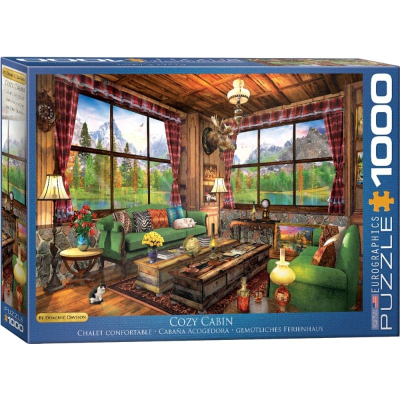 Eurographics Jigsaws Cozy Cabin (1000pc) Eurographics