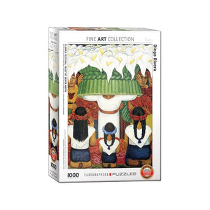 Eurographics Jigsaws Diego Rivera - Flower Festival: Feast of Santa Anita - Fine Art Collection (1000pc) Eurographics