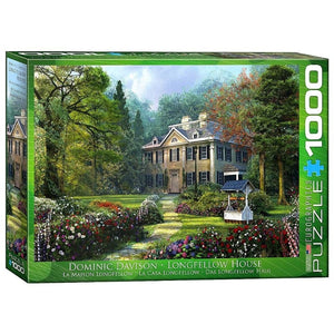 Eurographics Jigsaws Dominic Davison - Longfellow House (1000pc) Eurographics