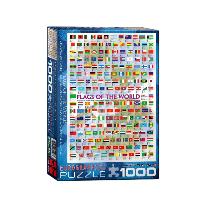 Eurographics Jigsaws Flags Of The World (1000pc) Eurographics