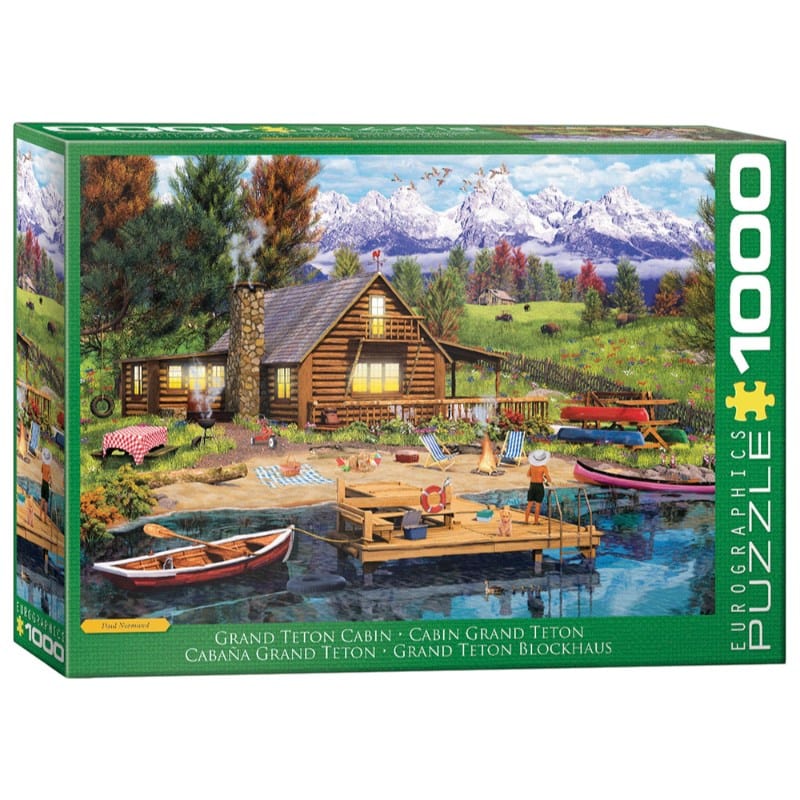 Eurographics Jigsaws Grand Teton Cabin (1000pc) Eurographics