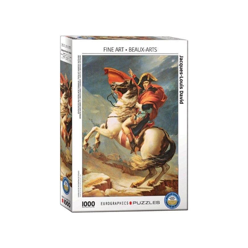 Eurographics Jigsaws Jacques-Louis David - Napoleon Crossing - Fine Art Collection (1000pc) Eurographics