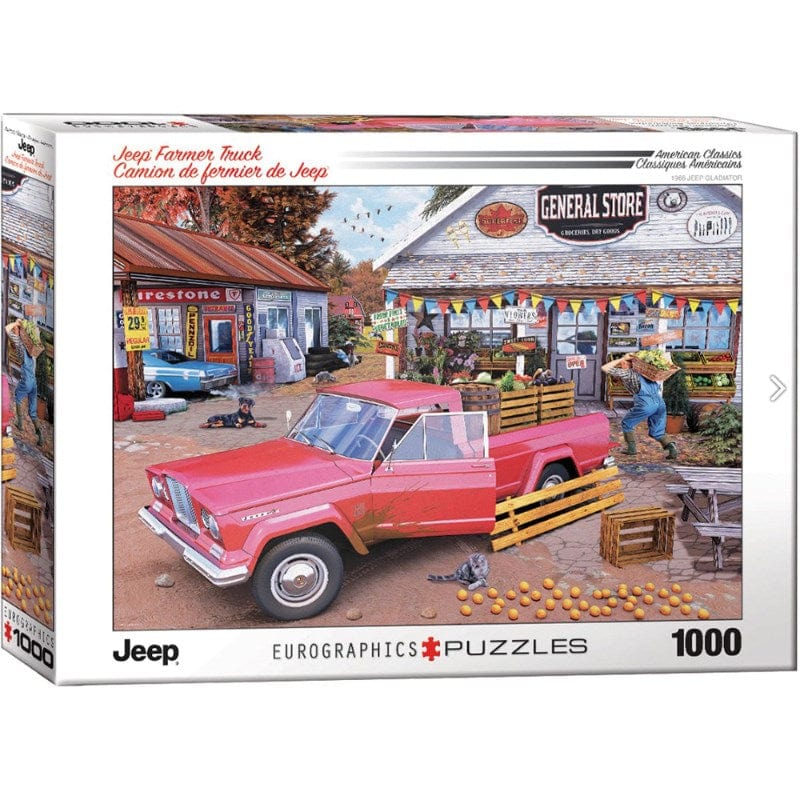 Eurographics Jigsaws Jeep Farmer Truck (1000pc) Eurographics