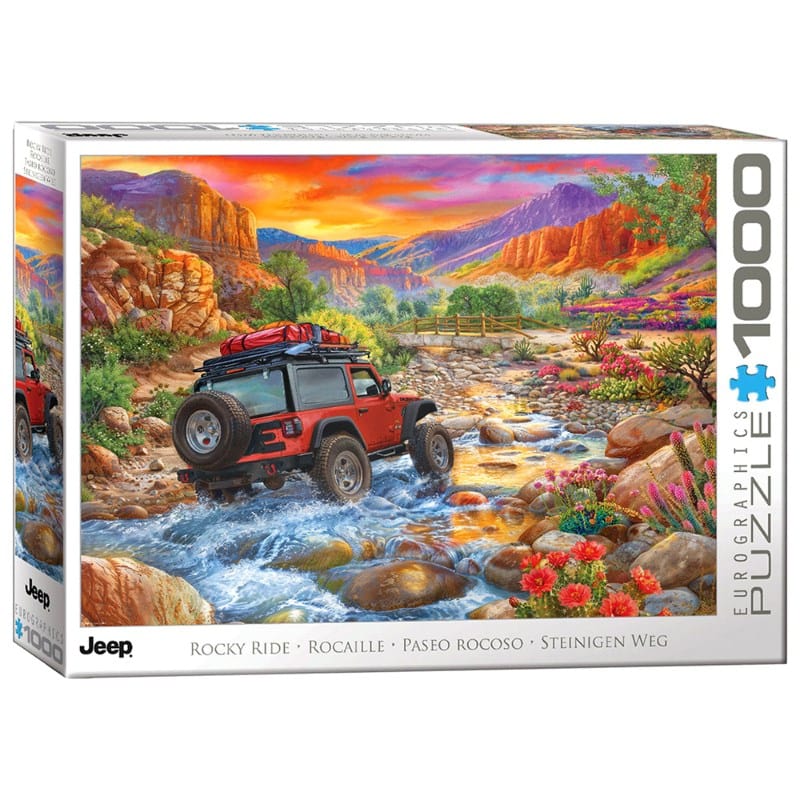 Eurographics Jigsaws Jeep - Rocky Ride (1000pc) Eurographics