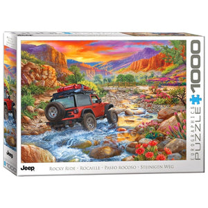 Eurographics Jigsaws Jeep - Rocky Ride (1000pc) Eurographics