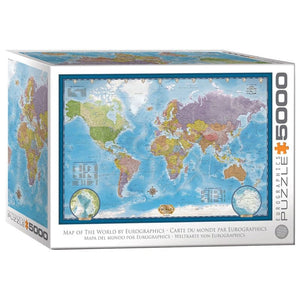 Eurographics Jigsaws Map Of The World (5000pc) Eurographics