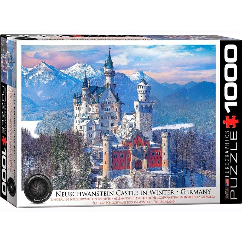 Eurographics Jigsaws Neuschwanstein In Winter - Germany (1000pc) Eurographics