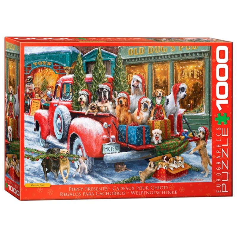Eurographics Jigsaws Puppy Presents (1000pc) Eurographics