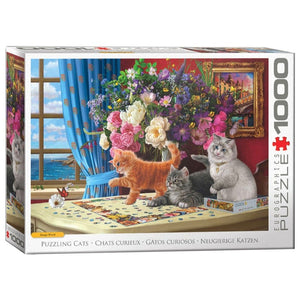 Eurographics Jigsaws Puzzling Cats (1000pc) Eurographics