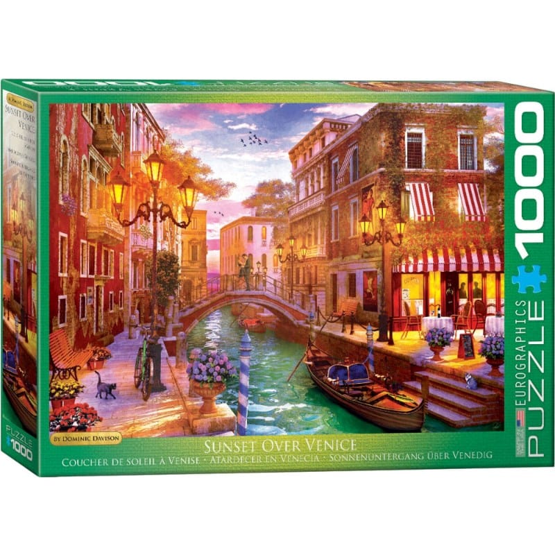 Eurographics Jigsaws Sunset Over Venice (1000pc) Eurographics