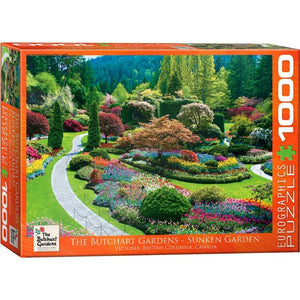 Eurographics Jigsaws The Butchart Gardens - Sunken Garden (1000pc) Eurographics