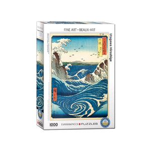 Eurographics Jigsaws Utagawa Hiroshige - Naruto Whirlpool - Fine Art Collection (1000pc) Eurographics