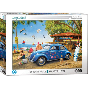 Eurographics Jigsaws VW Beetle Surf Shack (1000pc) Eurographics