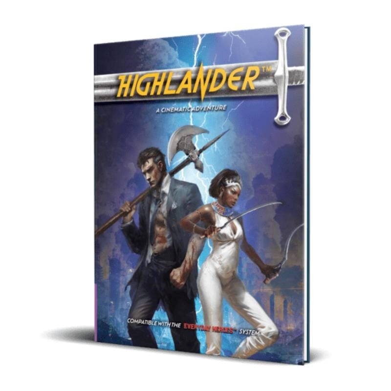 Evil Genius Games Roleplaying Games Everyday Heroes RPG - Highlander Cinematic Adventure