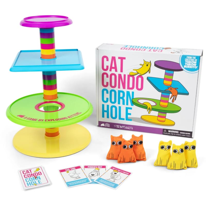 Exploding Kittens Board & Card Games Cat Condo Cornhole (Exploding Kittens)