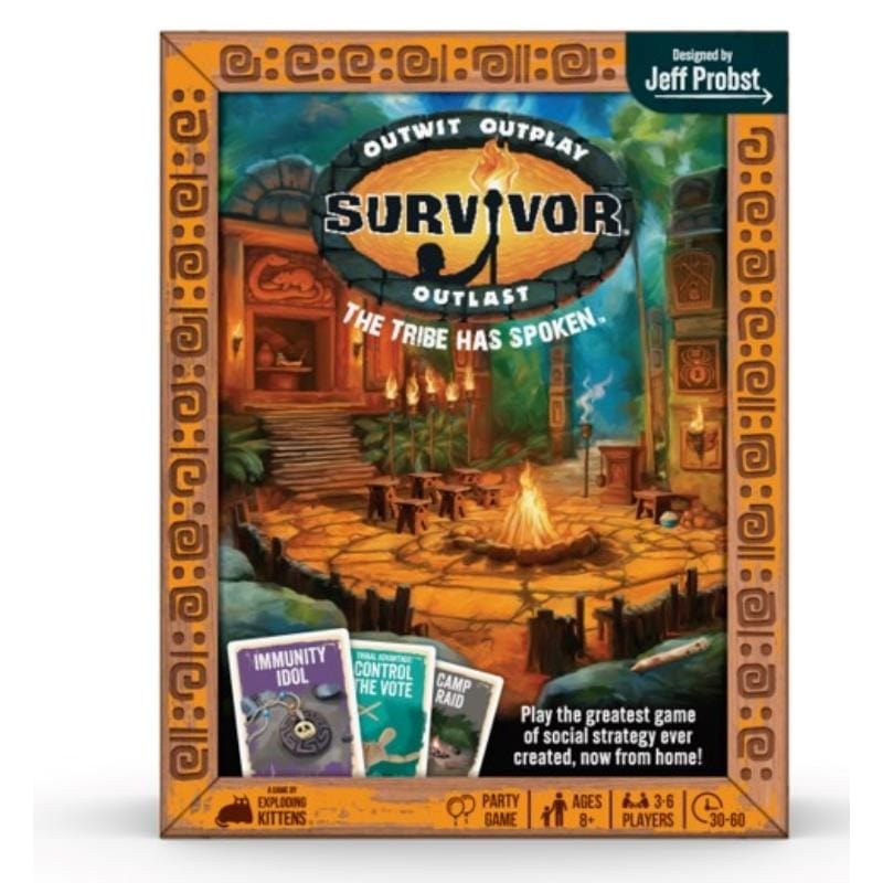 Exploding Kittens Board & Card Games Exploding Kittens - Survivor The Tribe Has Spoken (Q3 Release)