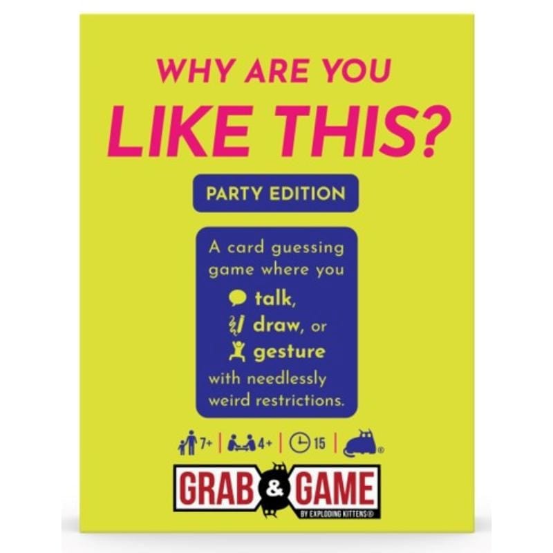 Exploding Kittens Board & Card Games Grab & Game - Why Are You Like This - Party Mode (By Exploding Kittens)